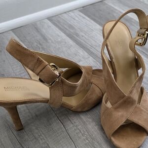 Michael Kors Tan Suede Women's Heels